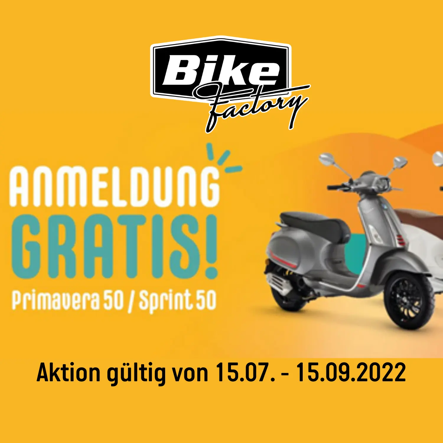 Vespa 50 Aktion 2022