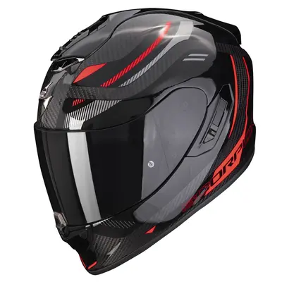 SCORPION EXO-1400 CARBON KYDRA BLACK RED SIZE XL