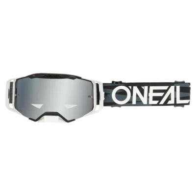 O'NEAL B-33 ICTUS BLACK/WHITE - SILVER MIRROR
