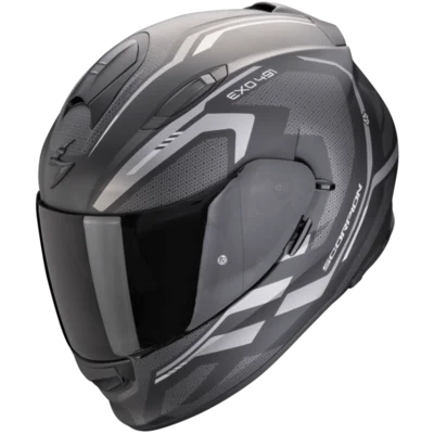 SCORPION EXO-491 KRIPTA MATT BLACK-SILVER