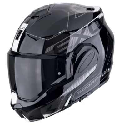 SCORPION EXO-TECH EVO TRAVELLER BLACK-WHITE