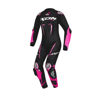 IXON LEATHER SUIT VORTEX 3 LADY BLACK-PINK-WHITE
