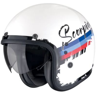 SCORPION BELFAST EVO ADONIS WHITE-RED-BLUE