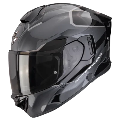 SCORPION EXO-530 AIR CLIP SILVER BLACK