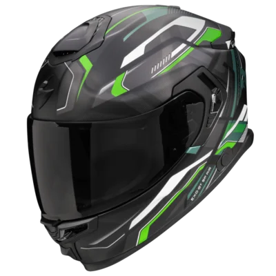 SCORPION EXO-GT SP AIR AUGUSTA MATT BLACK-GREY-GREEN