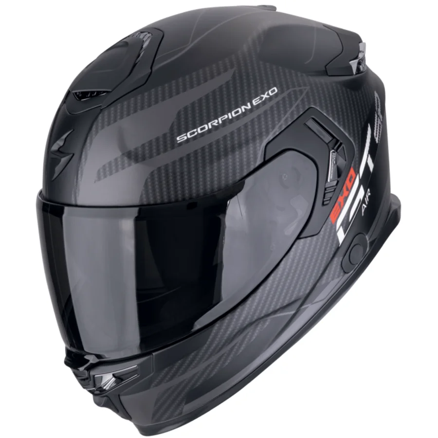 SCORPION EXO-GT SP AIR FLEX MATT BLACK-SILVER