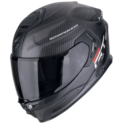 SCORPION EXO-GT SP AIR FLEX MATT BLACK-SILVER