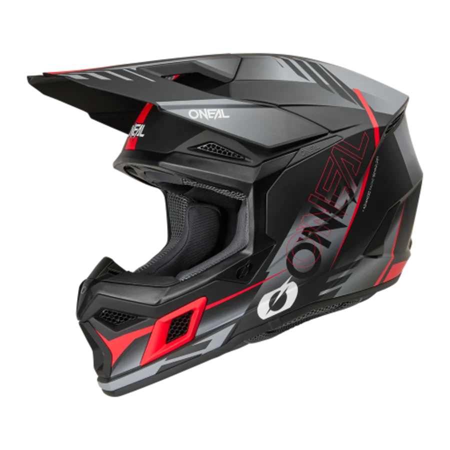 O'NEAL 3SRS HAZE BLACK/GRAY/RED