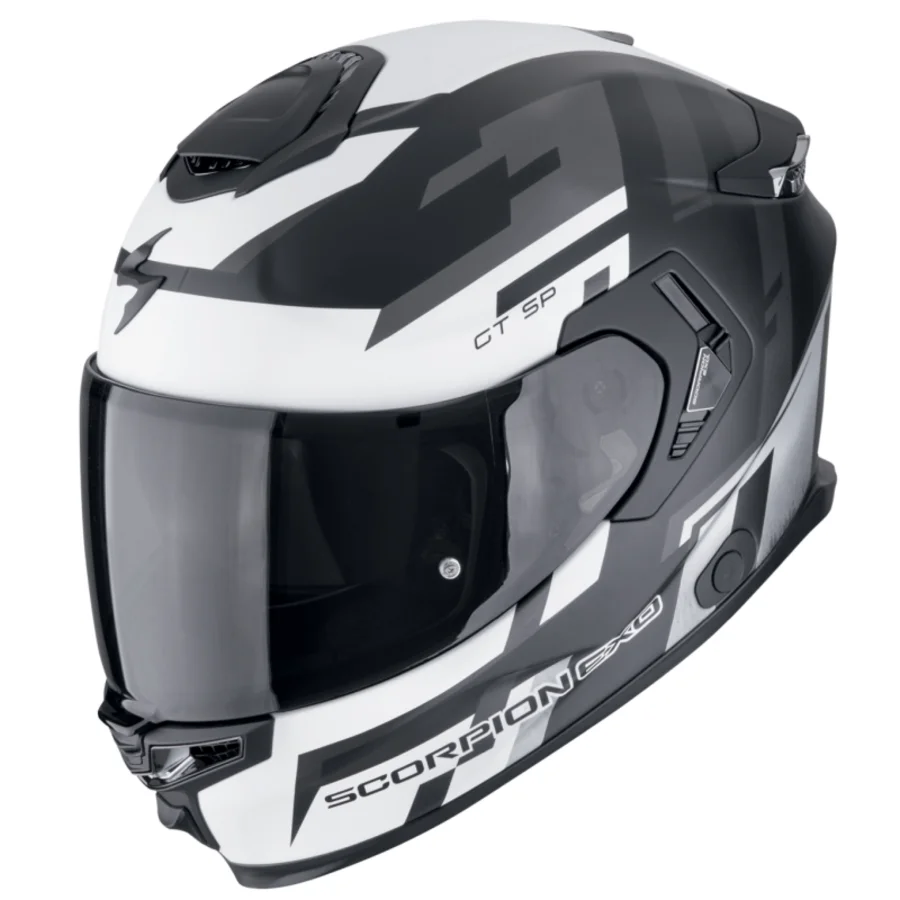 SCORPION EXO-GT SP AIR TORNADO MATT BLACK-SILVER