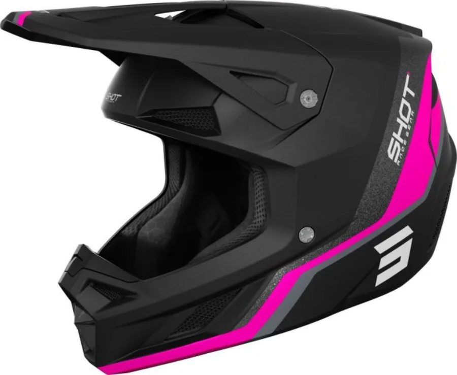 SHOT SPEED ATOMIC MX-HELM BLACK-PINK