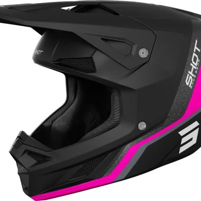 SHOT SPEED ATOMIC MX-HELM BLACK-PINK
