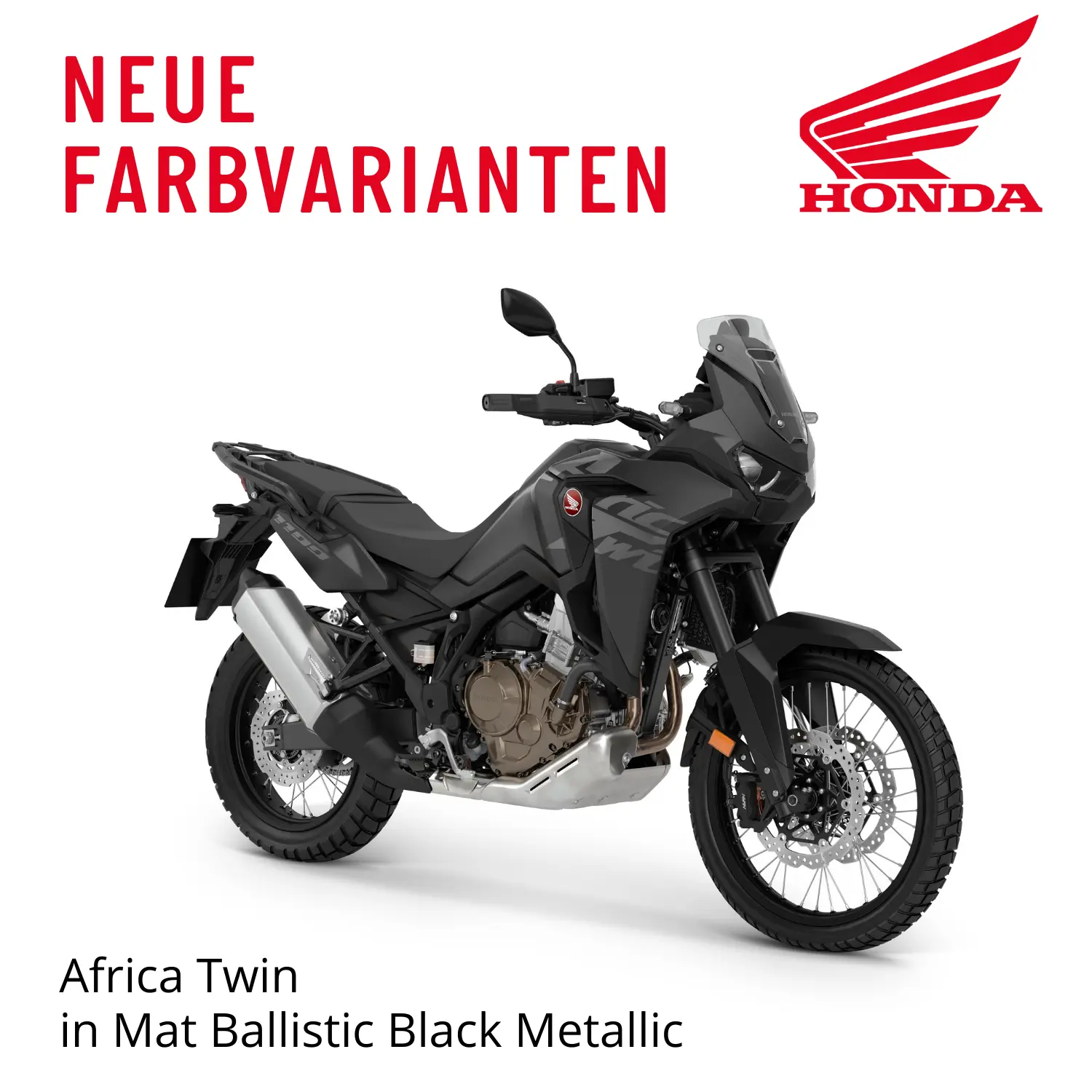 Africa Twin Mat Ballistic Black Metallic