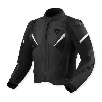 REV'IT! LEATHER JACKET AUTOMATE BLACK