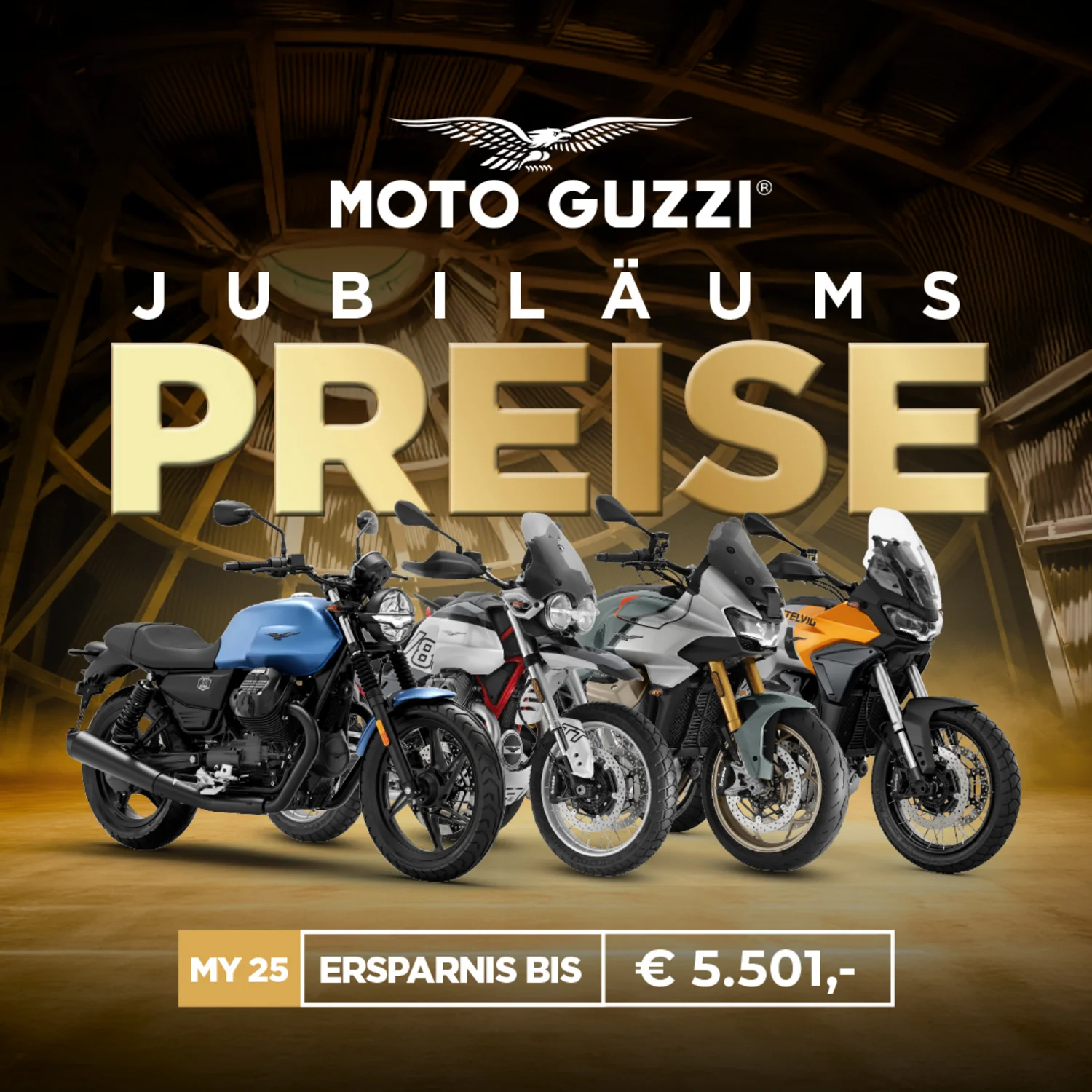 Moto Guzzi Jubiläumspreise